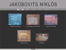Tablet Screenshot of jakobovits-miklos.ro